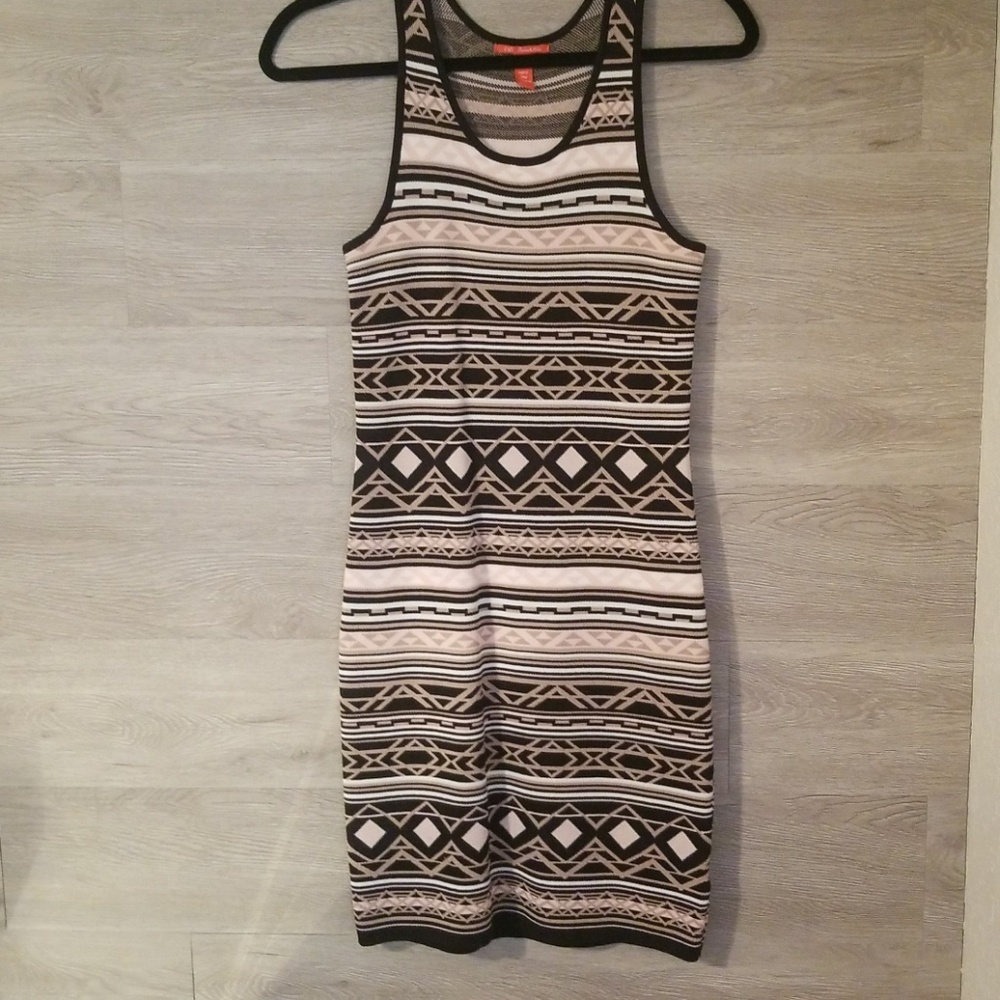 Aztec pattern tank dress